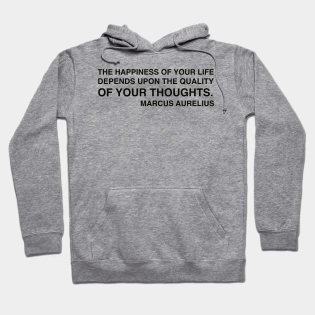 Marcus Aurelius Quotes Hoodie by Kenkenne